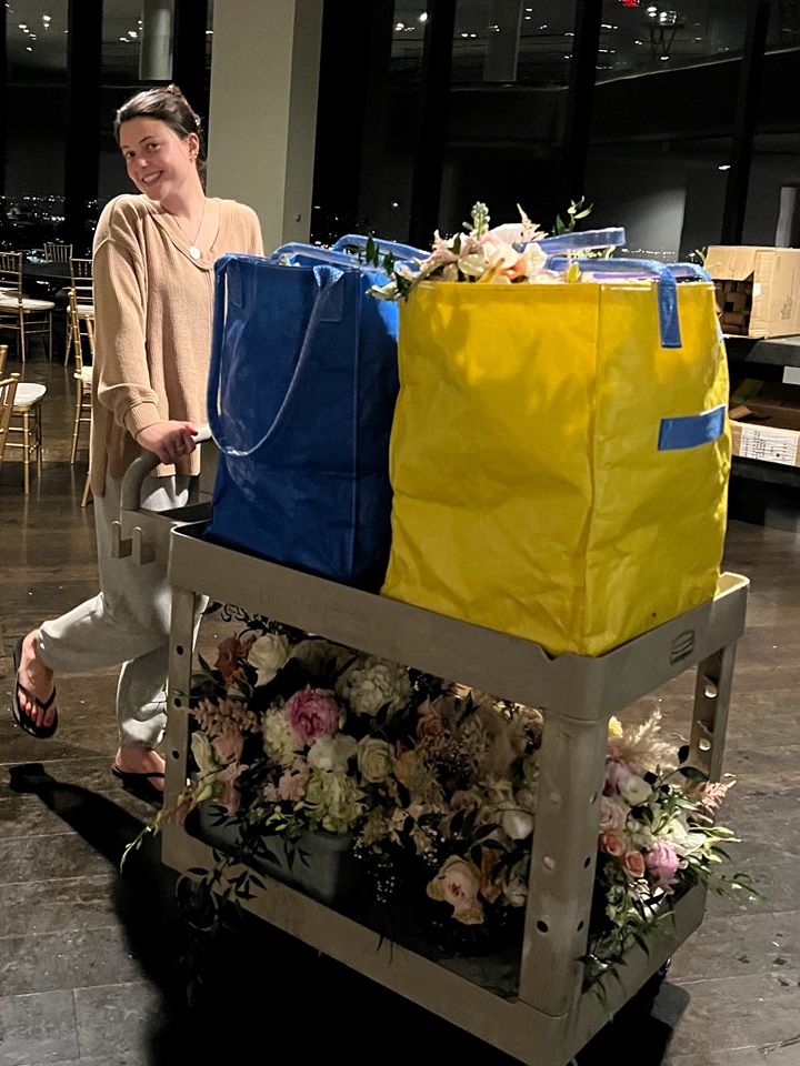 Cart of Flowers